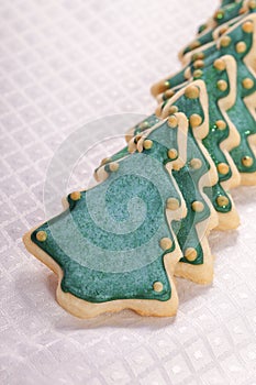 Christmas tree cookies