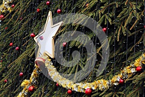 Christmas Tree decoration close up