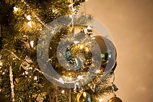 Christmas tree decoration details