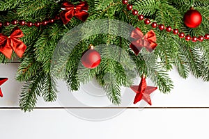 Christmas tree decoration frame