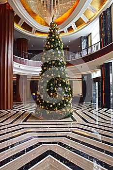 Christmas Tree Decoration in a Local Boutique Hotel in Malaysia