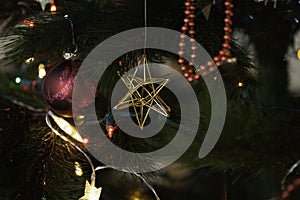 Christmas Tree Decorations Background