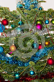 Christmas-tree decorations. 2015 new year