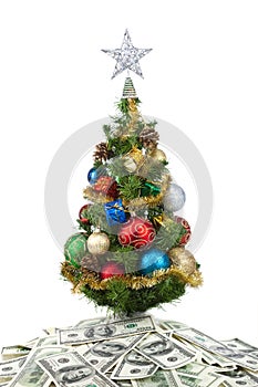 Christmas tree&dollars-2