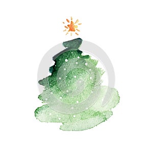 christmas tree doodle drawing 3