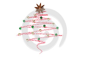 A Christmas Tree Drawn