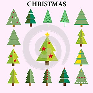 Christmas tree elements pack - logo -
