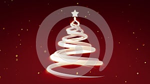 Christmas Tree Festive Animation 4K