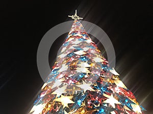 Christmas tree full of stars