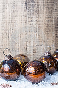Christmas tree handmade heavy glass balls