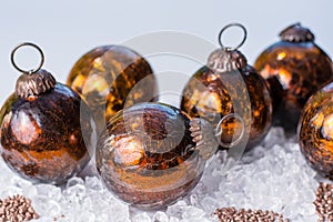Christmas tree handmade heavy glass balls