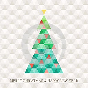 Christmas tree Hexagon pattern