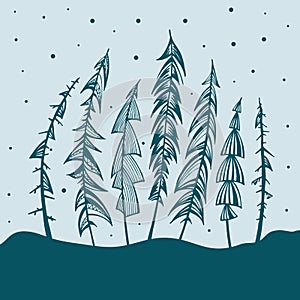 Christmas Tree Holidays Illustration