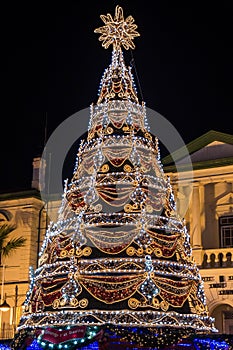 Christmas Tree Illuminated