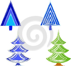 Christmas Tree Illustrations