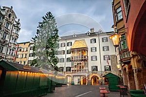 Christmas tree in Innsbruck