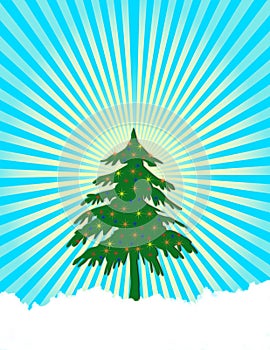 Albero di natale le luci 