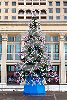 Christmas tree, Manege Square, Moscow