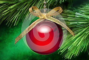 Christmas Tree Ornament Background