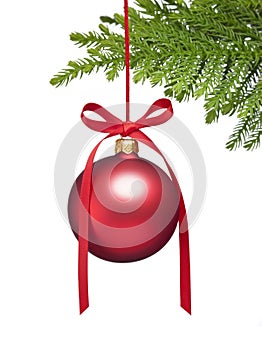 Christmas Tree Ornament Background photo