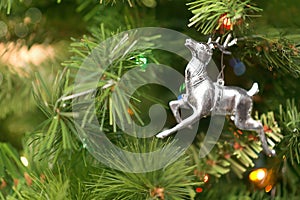 Christmas Tree Ornament Background