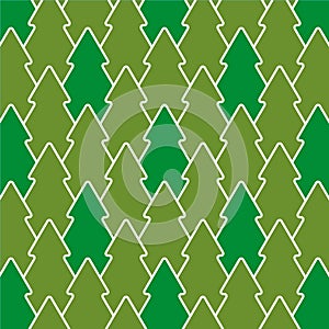 Christmas tree pattern vector seamless