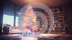 christmas-tree presents, christmas tree inside, christmas-tree home .