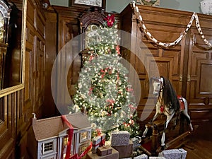 Christmas Tree and Rocking House