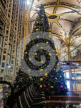 Christmas Tree at Ronald Reagan Washington National Airport