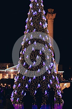 Christmas tree on Rossio square