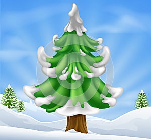 Albero di natale scena 