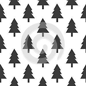 Christmas tree seamless pattern background, wrapping paper, pattern fills, winter greetings, web page background, Christmas and