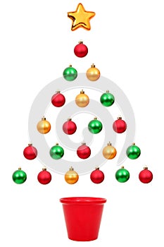 Christmas tree shape