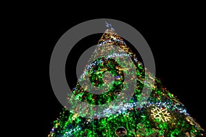 Christmas tree with Star of Bethlehem