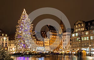 Christmas tree in Strasbourg