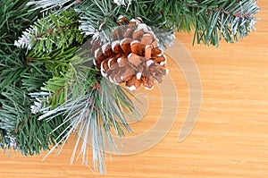 Christmas tree and strobile