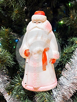 Christmas tree toy - Santa Claus. The era of the USSR