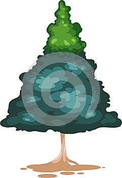 Christmas tree vector