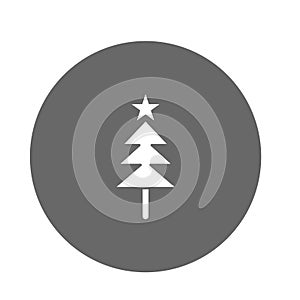 Christmas tree Vector icon which can easily modify or edit