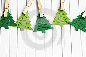 Christmas trees ornaments