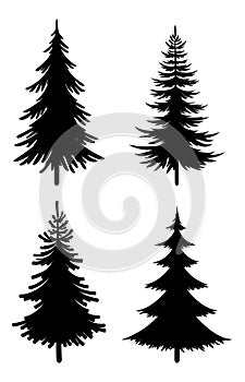 Christmas Trees Pictograms
