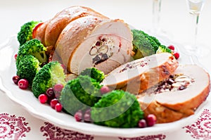 Christmas Turkey Breast Roll