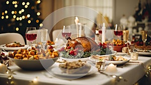 Christmas turkey. Holiday Turkey Dinner. Traditional festive food for Christmas or Thanksgiving. How To Cook The Perfect Christmas