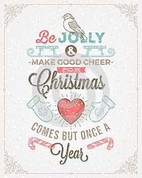 Christmas type design