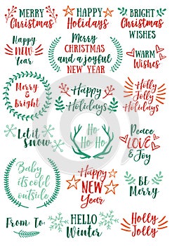 Christmas vector design elements