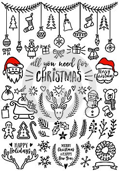 Christmas vector design elements