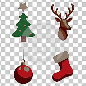 Christmas Vector Elements Pack for Designers