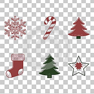 Christmas Vector Elements Pack for Designers