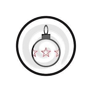 Christmas vector icons illustrations design template - Vector