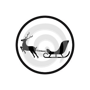 Christmas vector icons illustrations design template - Vector